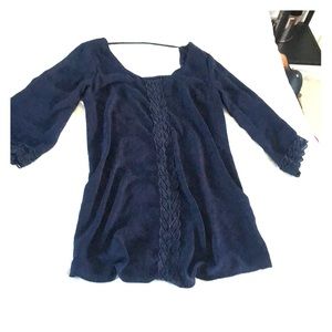 ASTR Navy blue dress